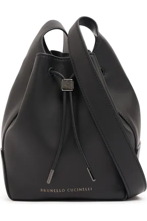 Brunello Cucinelli Nano Leather Bucket Bag