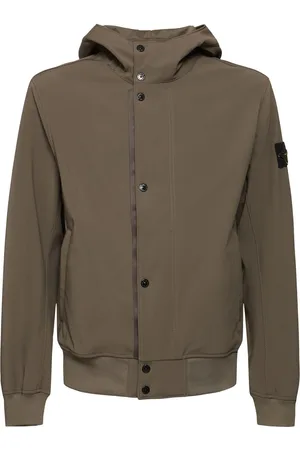 Stone Island Hooded Bomber Jacket