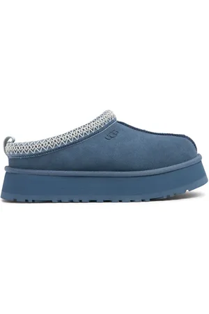 UGG 44mm Tazz Shearling Platform Loafers