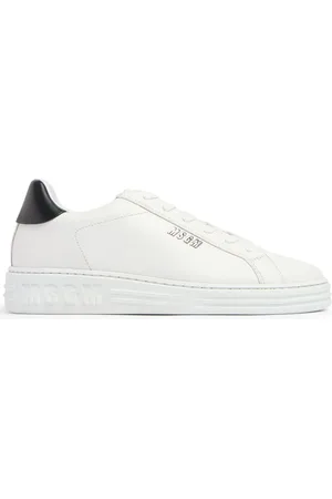 Msgm Iconic Cupsole Leather Low Top Sneakers
