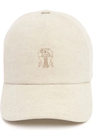 Brunello Cucinelli Logo Canvas Hat
