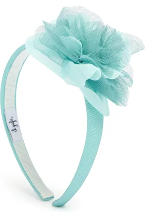Il gufo Cotton Headband W/ Tulle Flower