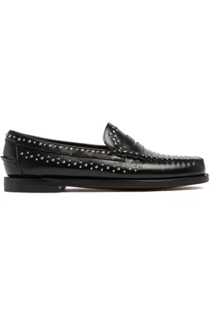 SEBAGO Dan Studded Leather Loafers