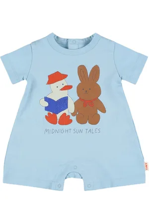 Tiny Cottons Printed Cotton Jersey Romper