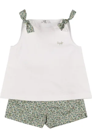 Il gufo Stretch Cotton Tank Top & Shorts