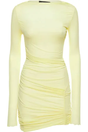 BLUMARINE Draped Jersey Mini Dress