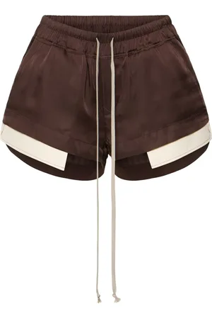 Rick Owens Fog Washed Charmeuse Boxer Shorts