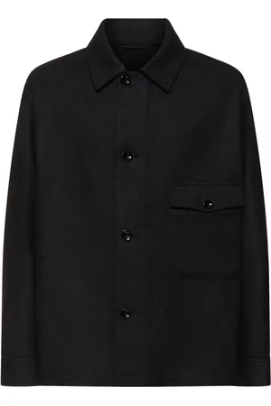 LEMAIRE Oversize Wool Blend Overshirt