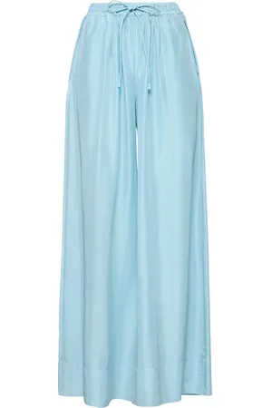 FORTE FORTE Habotai Silk Drawstring Pants