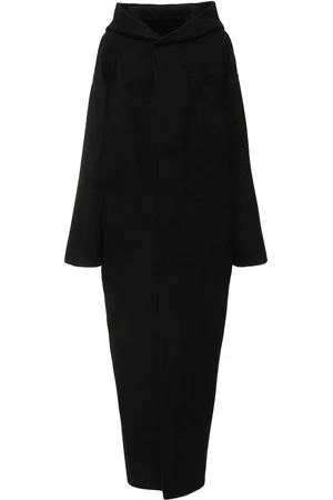 Rick Owens Hooded Cashmere Long Coat