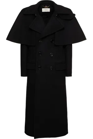 Chloé Double Breast Wool Long Coat
