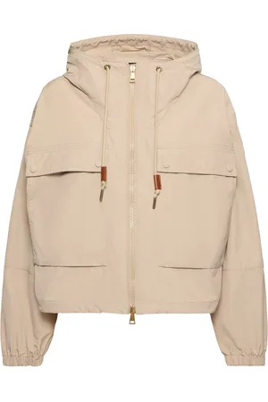 Moncler Sauvan Hooded Cotton Blend Jacket