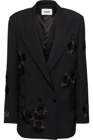 Msgm Embroidered Blazer