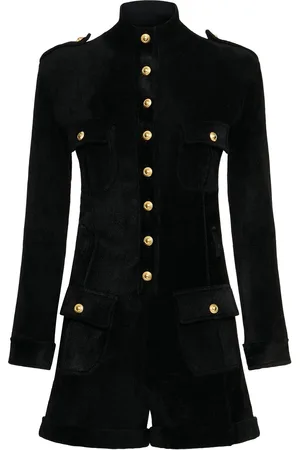 Tom Ford Compact Knit Velvet Playsuit
