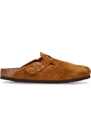 Birkenstock Boston Sfb Suede Leather Loafers