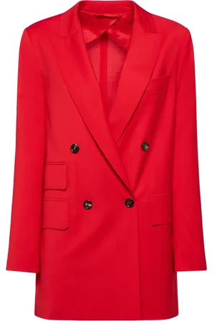 Max Mara Nebbie Wool Double Breast Blazer