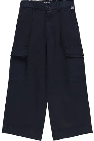 Il gufo Stretch Denim Cargo Pants