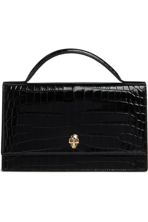 Alexander McQueen Medium Skull Leather Top Handle Bag