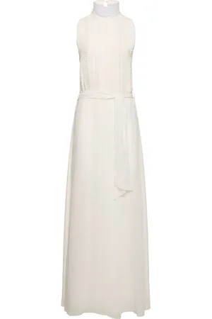 FORTE FORTE Origami Georgette Viscose Long Dress