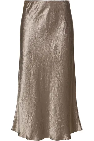 Max Mara Alessio Satin Midi Skirt