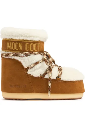 Moon Boot Low Icon Shearling & Suede s
