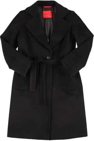 Max&Co. Belted Wool Long Coat