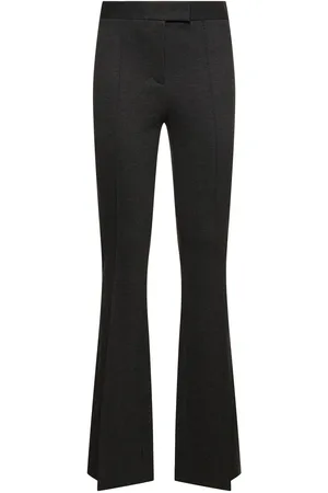 Helmut Lang Mélange Viscose Blend Bootcut Pants