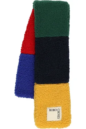 Bobo Choses Color Block Poly Teddy Scarf