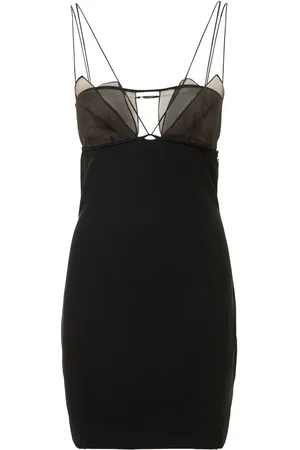 Nensi Dojaka Triple Organza Bra Fitted Mini Dress