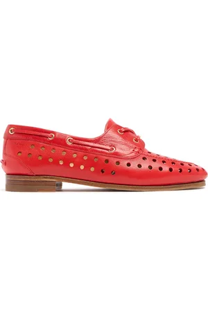 Bally Plume Lace-up Leather Loafers