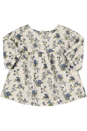 Babe & Tess Printed Cotton & Linen Shirt