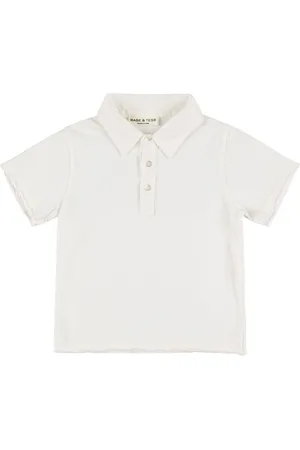 Babe & Tess Cotton Jersey Polo Shirt