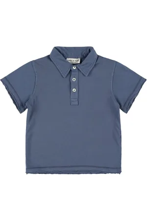 Babe & Tess Cotton Jersey Polo Shirt