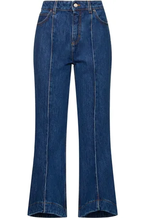 Bally High Rise Crop Flared Jeans