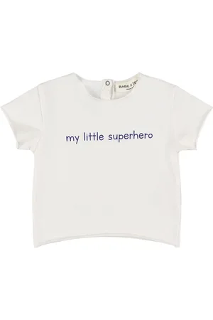 Babe & Tess Check Cotton Blend T-shirt