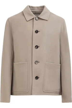 Ami Wool & Cashmere Short Coat