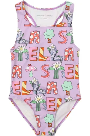 Stella McCartney Printed Poly One Piece Swimsuit
