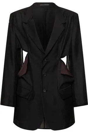 YOHJI YAMAMOTO Cut-off Detail Jacket
