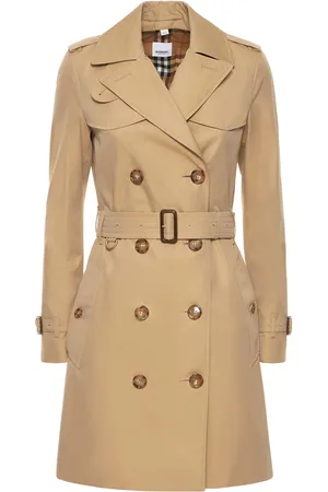 Burberry Islington Cotton Short Trench Coat
