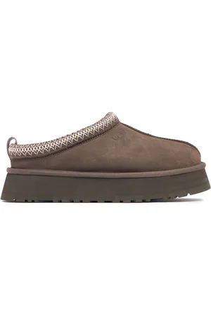 UGG 44mm Tazz Shearling Platform Loafers
