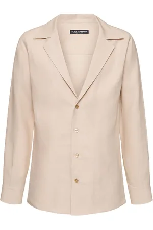 Dolce & Gabbana Long Sleeve Linen Shirt