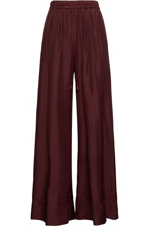 FORTE FORTE Habotai Silk Drawstring Pants