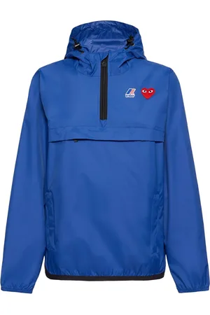 Comme des Garçons Logo Nylon Half Zip Jacket