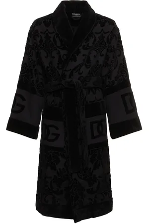 Dolce & Gabbana Cotton Jacquard Bathrobe