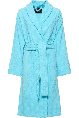 VERSACE On Repeat Long Bathrobe