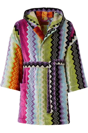 Missoni Giacomo Hooded Short Bathrobe