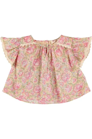 Louise Misha Printed Cotton Gauze Shirt