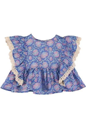 Louise Misha Printed Cotton Gauze Shirt