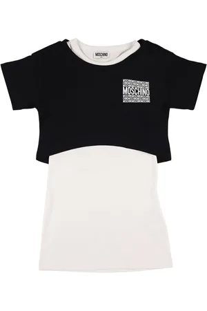 Moschino Cotton Crop T-shirt & Tank Dress