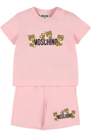 Moschino Printed Stretch Cotton T-shirt & Shorts